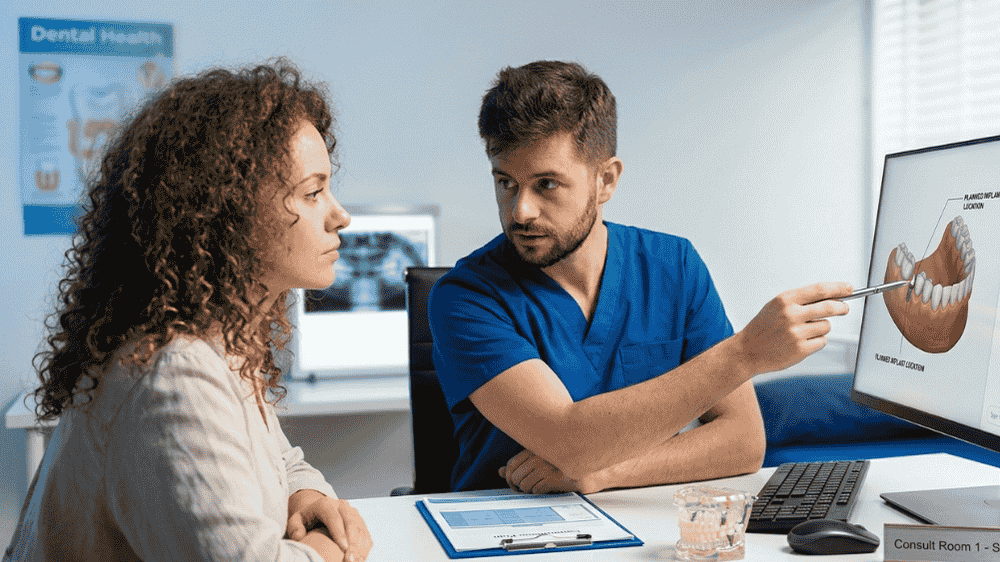 3D CBCT scan used for planning All-on-4 and All-on-6 dental implant placement